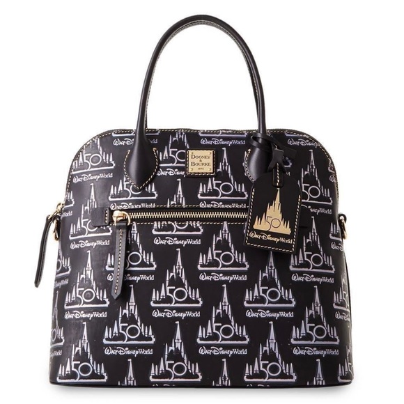 Dooney & Bourke Disney World 50th Anniversary Castle Dome Satchel Purse Bag - Picture 1 of 6